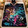 Flannel BlanketSplatoon Warm Soft Throw Blanket for Indoor Sofa Bed Living Room Use