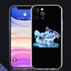 Прозрачный чехол для Apple iPhone 13 11 14 Pro Max 12 Mini, мягкий чехол для телефона XR SE 2020 7 8 Plus X XS 6S в форме ракушки Pokemon Cute Eevee Lunda