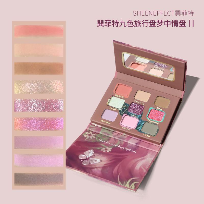 SheenEffect - Nikesamsam Dream Love Палитра теней для век-хамелеон из 9 цветов