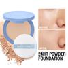 Пудра для лица с контролем жирности, матовая водостойкая безупречная закрепляющая пудра, компактная пудра для макияжа лица
