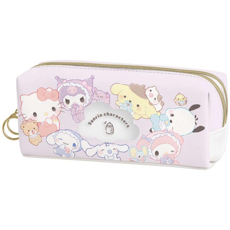 Twin Zipper Pen Sanrio Baby Case, Kakomi, Characters,