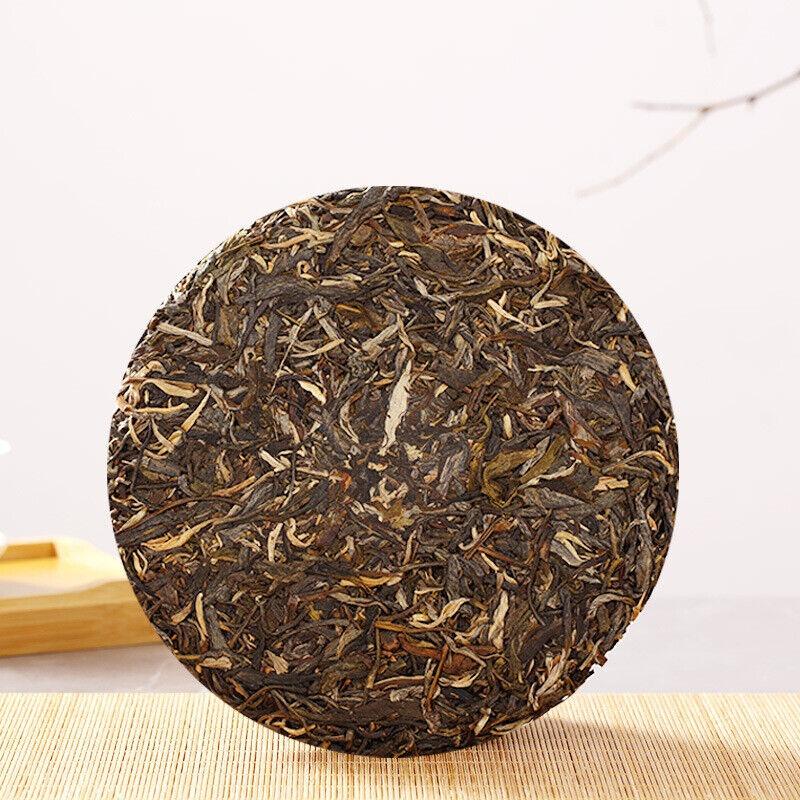 Чай Pu'er Raw Tea Скользкий бамбук Liangzi Чайный пирог Пуэр Чай Пуэр 357г/12.59унц.