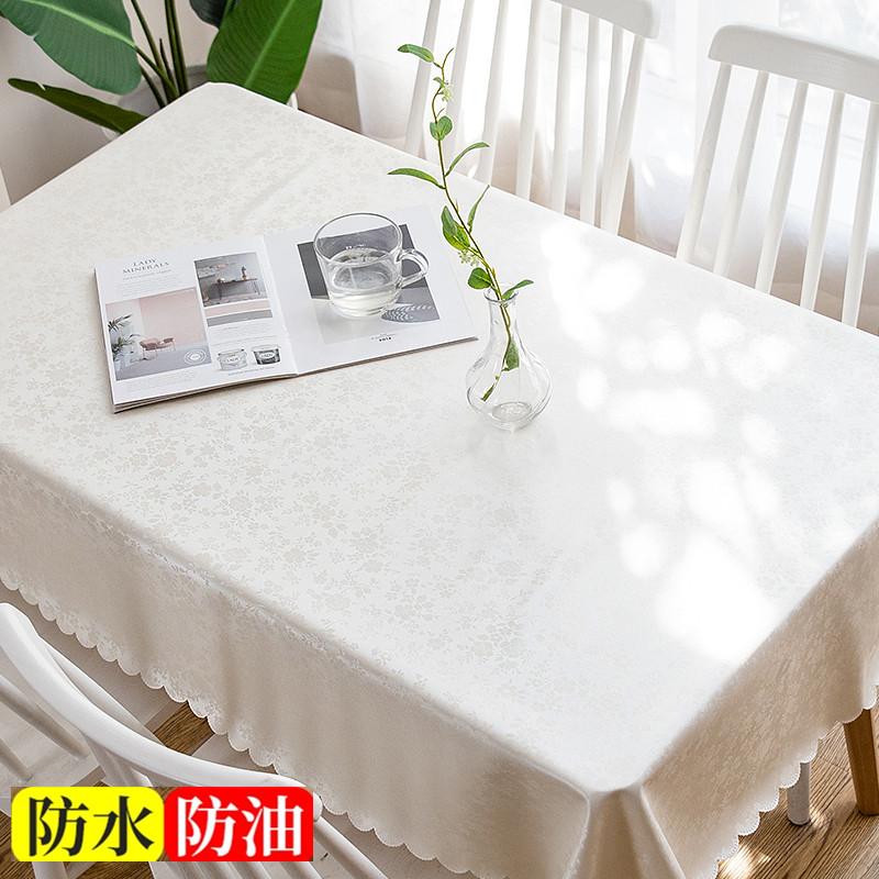 Пластиковая кружевная круглая скатерть, толстая скатерть с разноцветным принтом, водонепроницаемая, маслостойкая, моющаяся, скатерть для стола