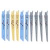10Pcs Reciprocating Saw Blades High Carbon Steel Bimetal Sabre Saws Blade for Wood Metal