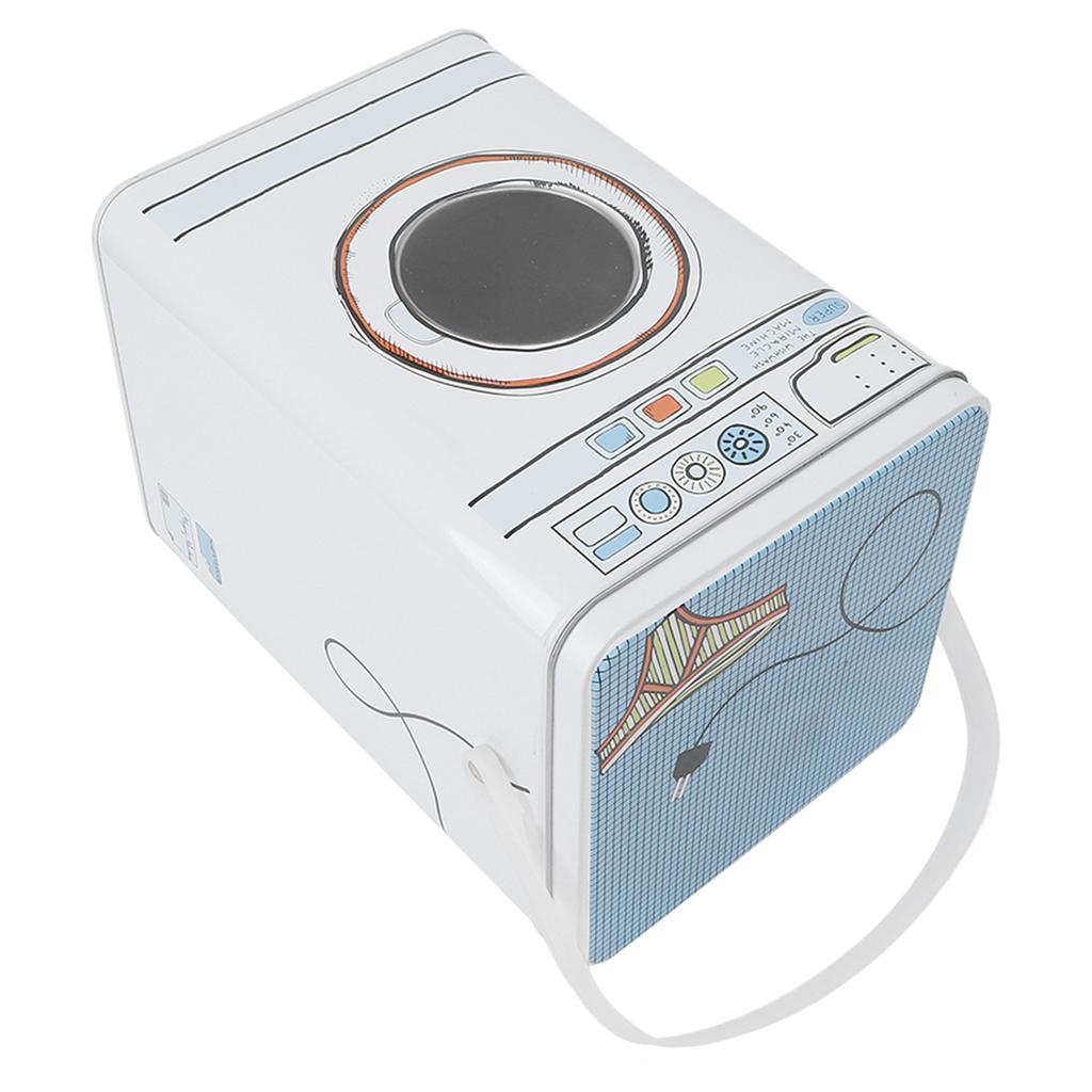 Металлическая коробка для стирального порошка большой вместимости, металлическая емкость-контейнер для хранения таблеток для стирки, синяя