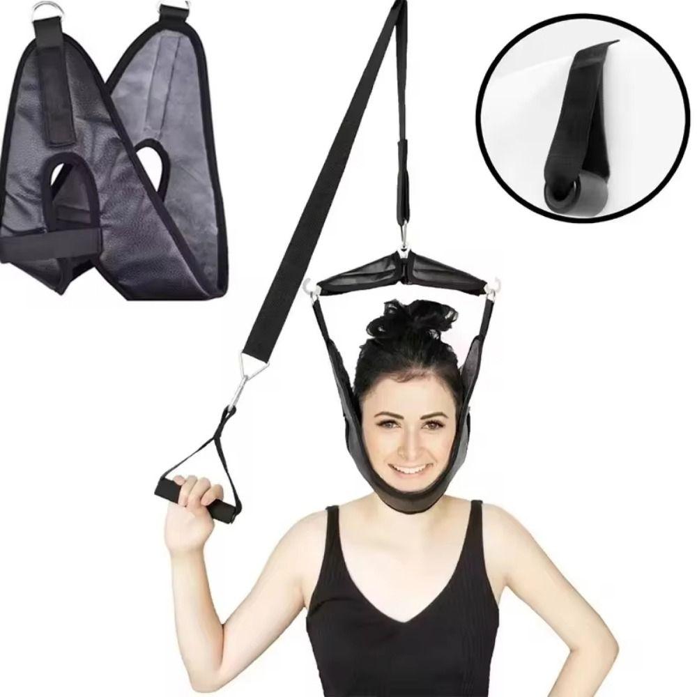 Soft Belt Cervical Neck Traction Device Adjustable Cervical Spine Orthosis Women
