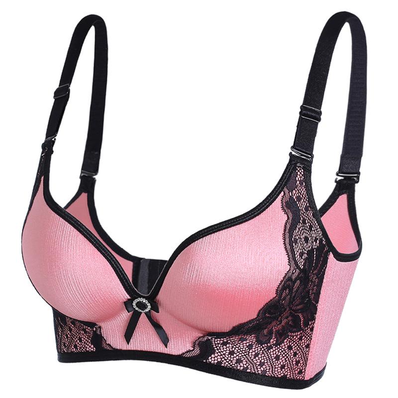 Бескаркасный Сексуальный Тонкий Бюстгальтер Бюстгальтер Большого Размера