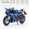 1/12 YAMAHA R1 Мотоцикл Сплав Игрушки-машинки Металлические литые модели Мотоциклы Модель со светом и звуком Транспортное средство для детей Подарки M33