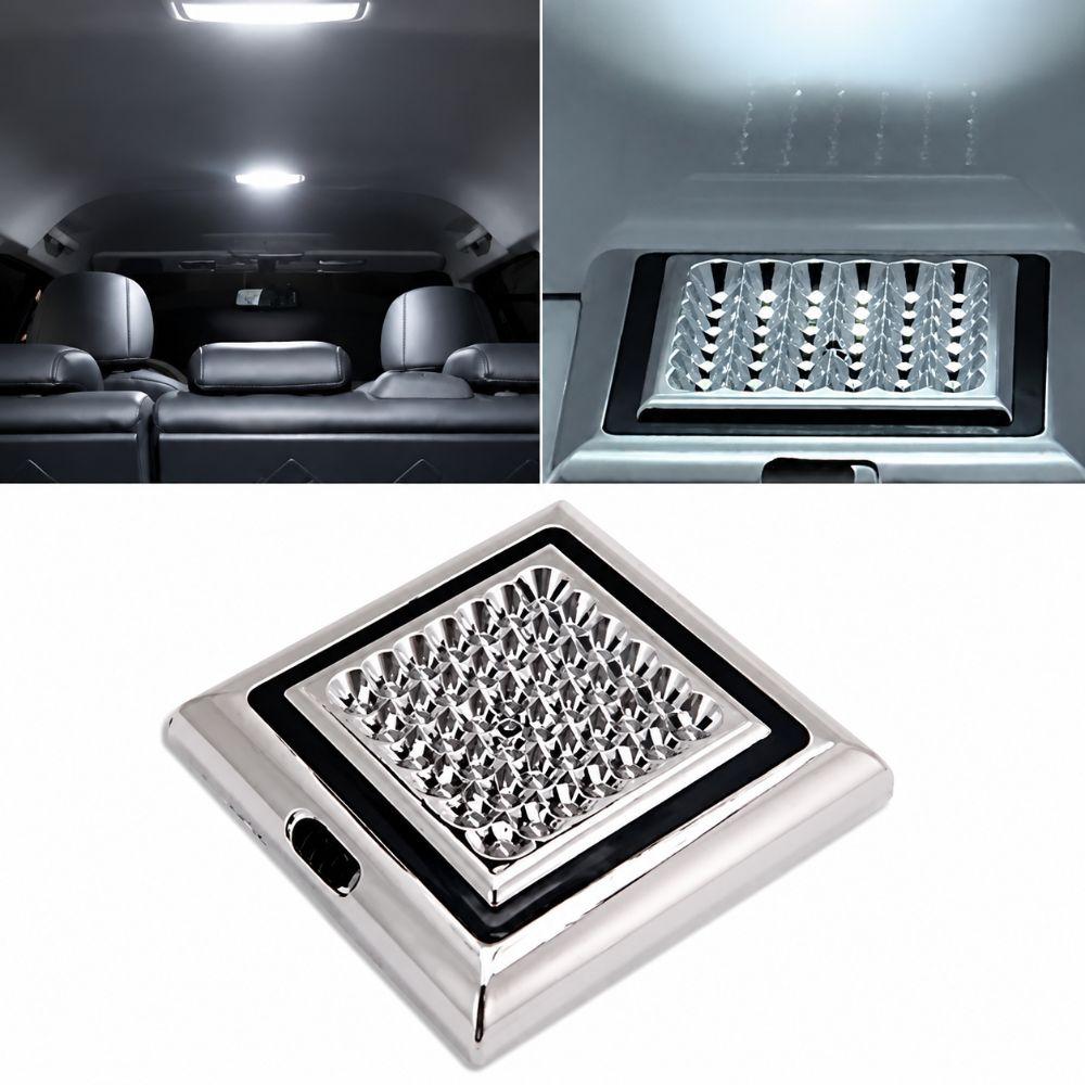 Durable Reading Light Chrome Housing Vehicle Trunk Ceiling Lights Ceiling Dome Light RV