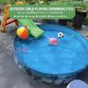 Бассейн для игр с домашними животными, ненадувной складной бассейн, большой открытый семейный круглый бассейн, семейный бассейн, товары для домашних животных, съемные бассейны