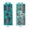 12Pcs Multifunction Tap and Die Set M6-M12 Metric Tap Die Wrench Set Tap and Die Tool Set for Cutting External Internal Threads