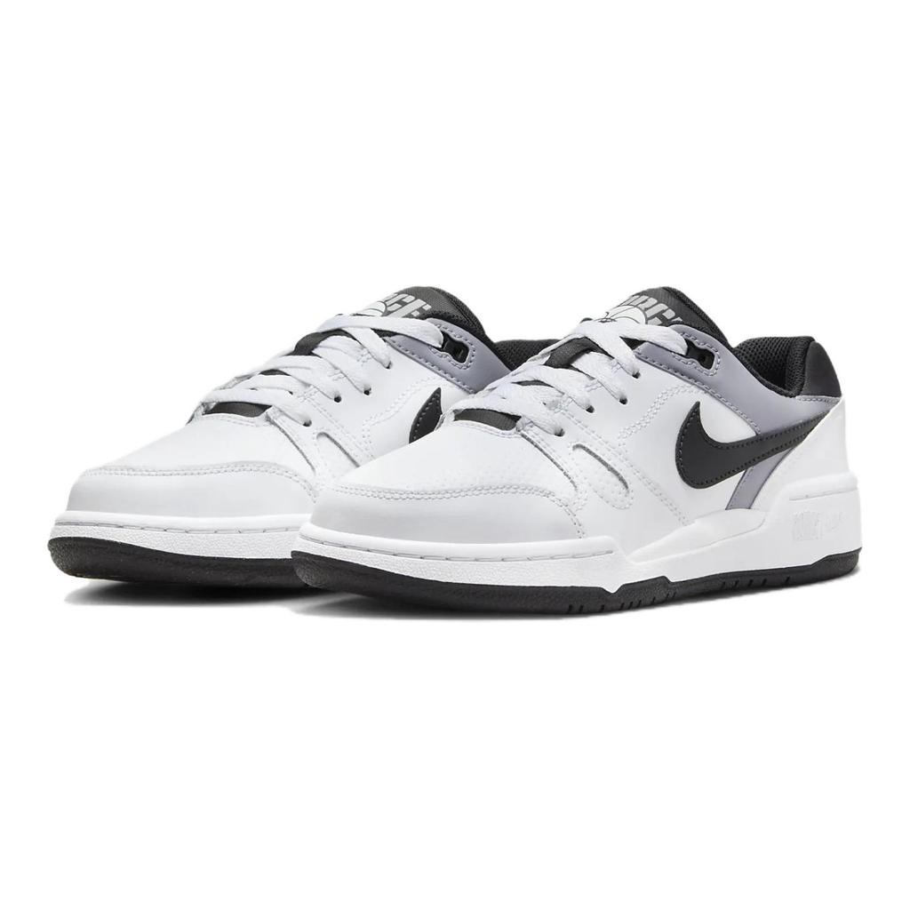 Nike Кроссовки Full Force Low GS белые черные детские оловянные FV5929-101