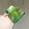 Стильный и легкий стеклянный чехол с узором для Samsung Galaxy S26 S25 S24 S23 S22 FE Ultra Plus Встроенное стекло зеленый Изысканный
