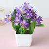 Lovely Artificial Fake Potted Flower Simulation Plant Bonsai Home Accessories~