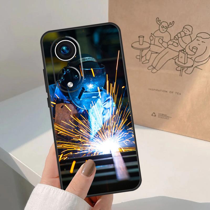 Сварщик Сварка Горячий Металл Рабочий Для Honor Magic 8 Pro 7 6 5 Lite Чехол Для Honor Win RT 200 400 50 70 90 X8b X9a X9b X9c X9d