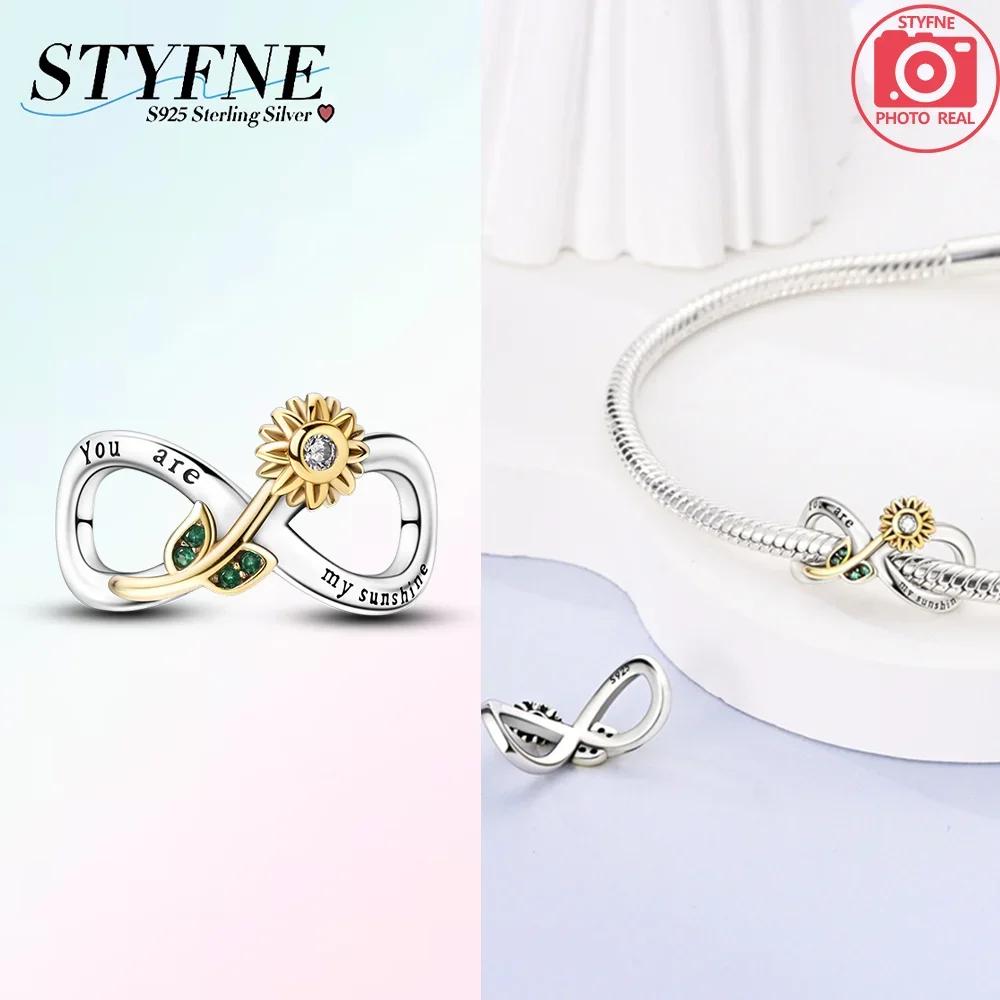 Charm Bead Components Copper Metal Compatible With Authentic Original Bracelet High Quality Fine Jewelry Womens Brand Latest Arrival Autumn Sunset