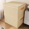 Large Capacity Clothes Storage Box Foldable Wardrobe Storage Bins with Lid Quilt Toys Sundries Storage Container Home Organizer