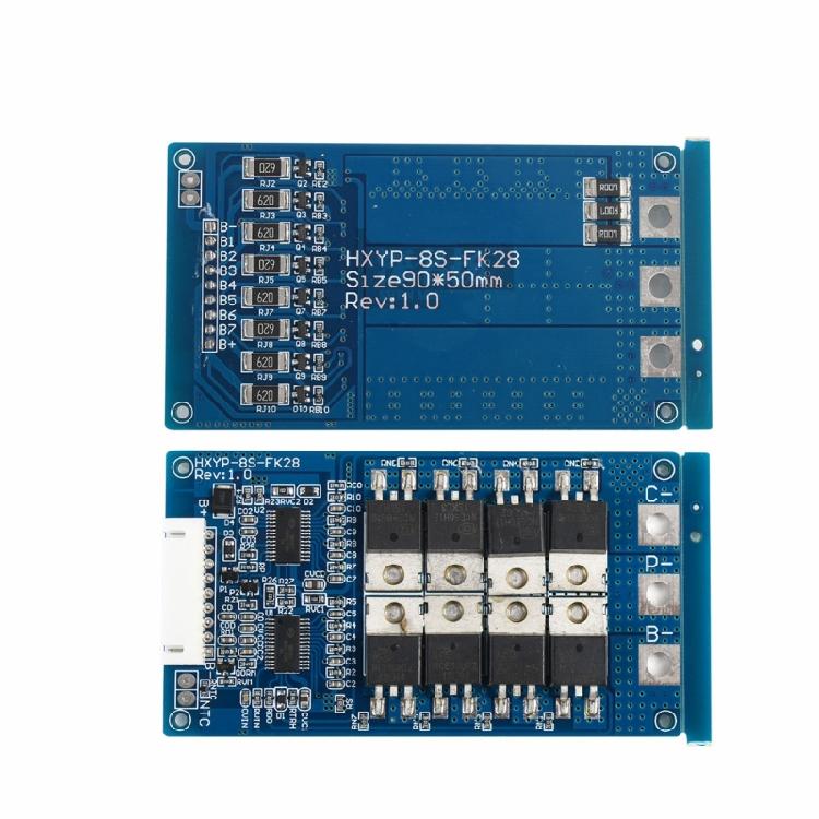 8S 28В 28А BMS Платы защиты литиевых батарей Плата модуля зарядки с балансировкой для литиевой батареи
