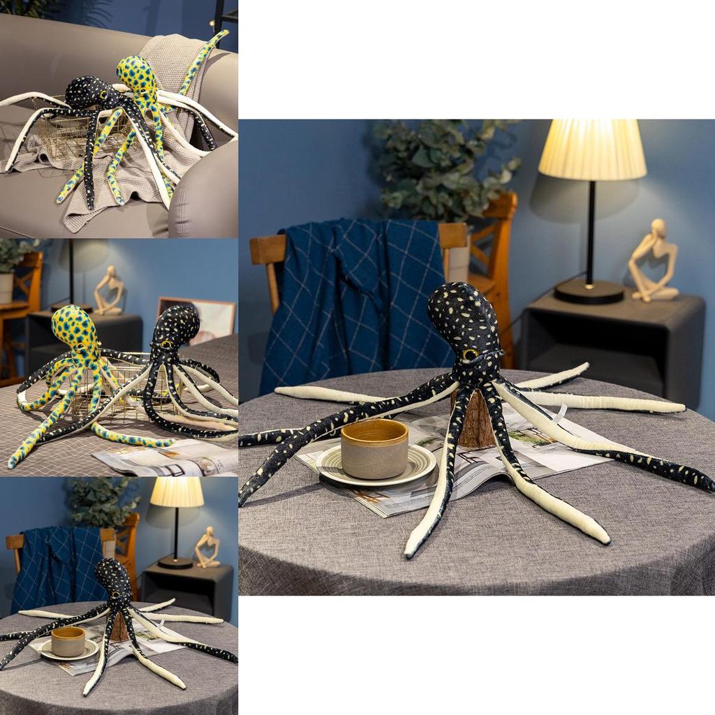 Плюшевая игрушка Осьминог из мира океана, набитая ПП-хлопком, для декора детской комнаты