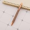 Шариковая ручка Press Rhinestone Rose Gold, роскошные милые свадебные металлические канцелярские принадлежности для школы и офиса, 4 шт.