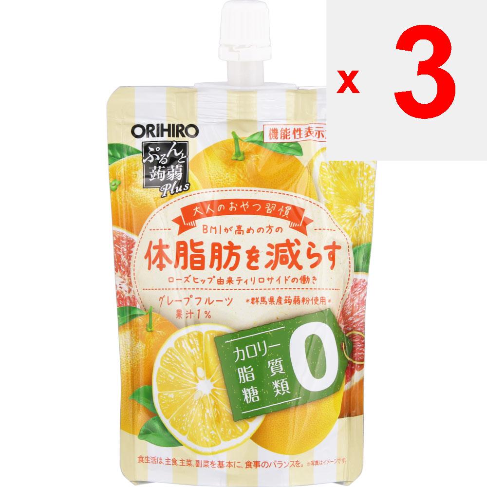 Orihiro Prandu Purunto Konnyaku Jelly Plunto Konnyaku Plus со вкусом грейпфрута 130г Другое (проверьте замки, очистители языка и т. д.) Желе Другое (проверить замок