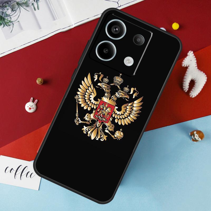Чехол с российским флагом для Xiaomi Redmi Note 13 12 10 8 9 11 Pro 12S 10S 11S Redmi 13C 10A 10C 9C 12C Cover