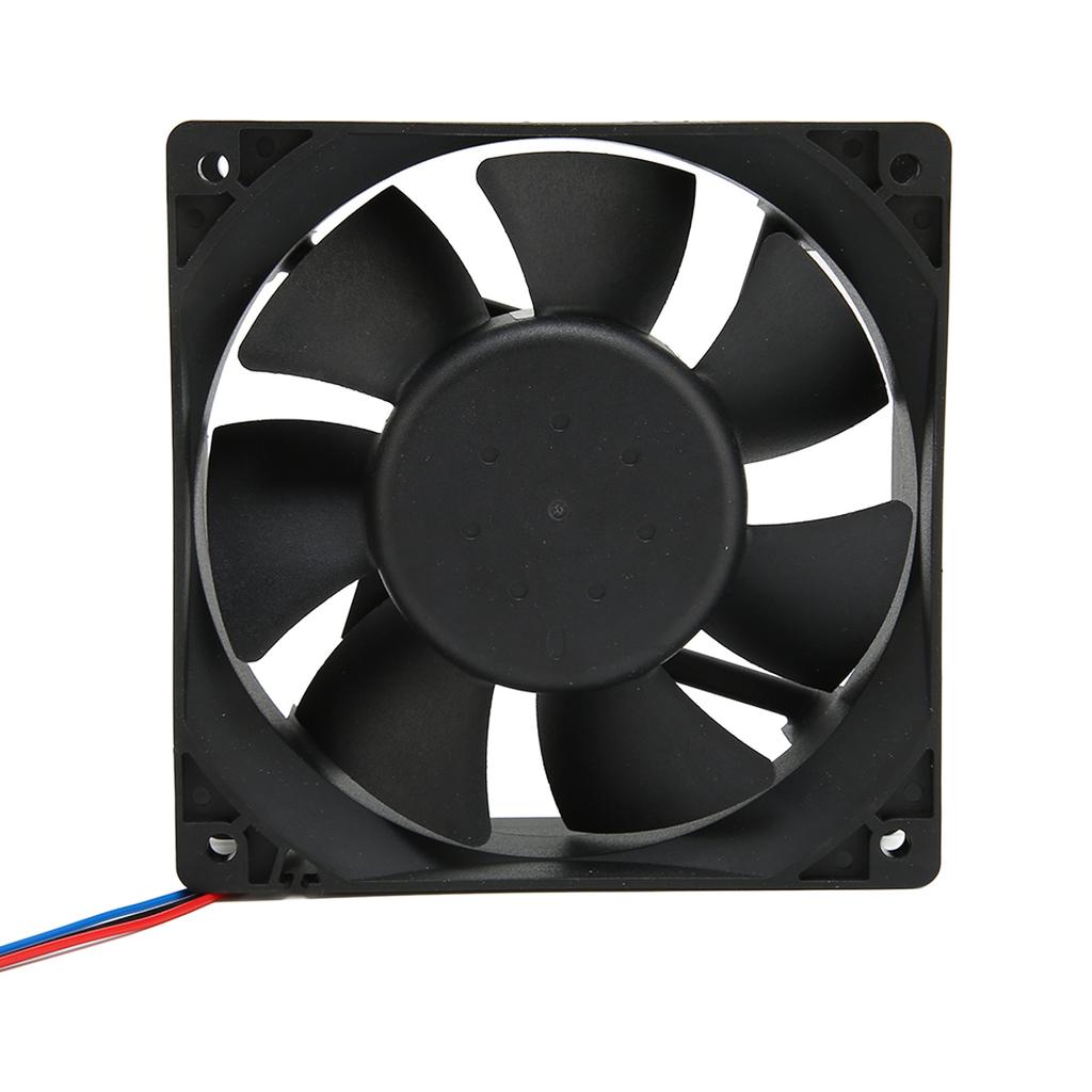 CPU Cooling Fan 120mm 24V 0.75A 1300RPM Quiet 3Pin Connector Easy Installation PC Cooling Fan for