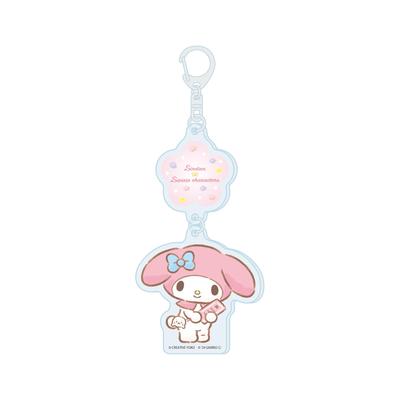 Сиротан x Персонажи Sanrio 04 Моя Мелоди [Иллюстрация-коллаборация] Связанный акриловый брелок