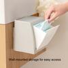 Настенный ящик для хранения без перфорации для ванной комнаты, настенный ящик для хранения ведер для менструальных полотенец и бумажных полотенец