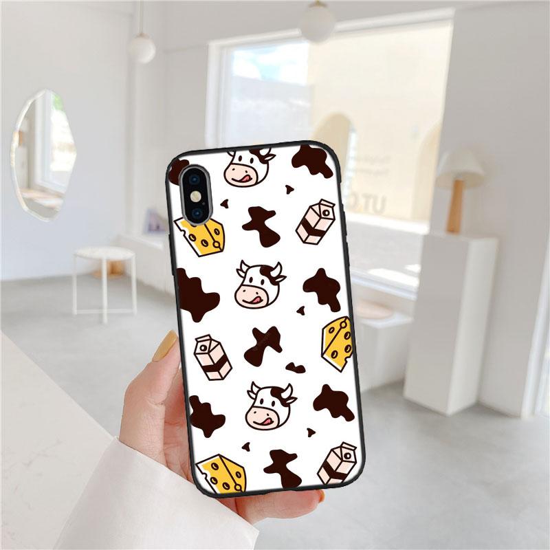 FM14 Мультяшная корова Мягкий чехол для телефона для Xiaomi Xiaomi Poco M4 M5 M6 M7 X3 X6 X7 F8 Ultra Pro GT NFC