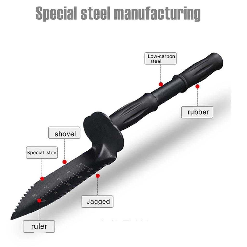 Camping Picnic Stainless Steel Garden Hand Shovel Outdoor Hiking Backpacking Trowel Shovel Outdoor Tools