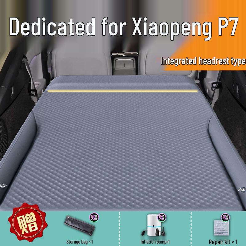 XPeng P7 Car Mattress Rear Seat Inflatable Sleeping Pad & Air Cushion Bed with Essential Items
