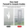 1 рулон ленты для ремонта оконных экранов, самоклеящаяся сетчатая лента, сетка для дверей и окон, ремонт сломанных отверстий, заплатка против насекомых и комаров