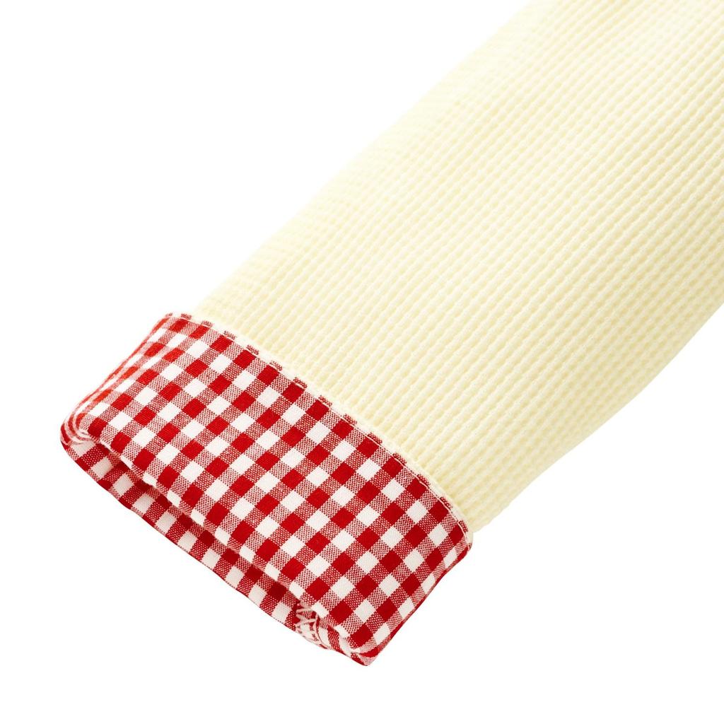 Худи MIKIHOUSE HOT BISCUITS для мальчиков и размер LL Продукт для девочек, цвет слоновой кости, (100-110cm), Код 73-3705-490