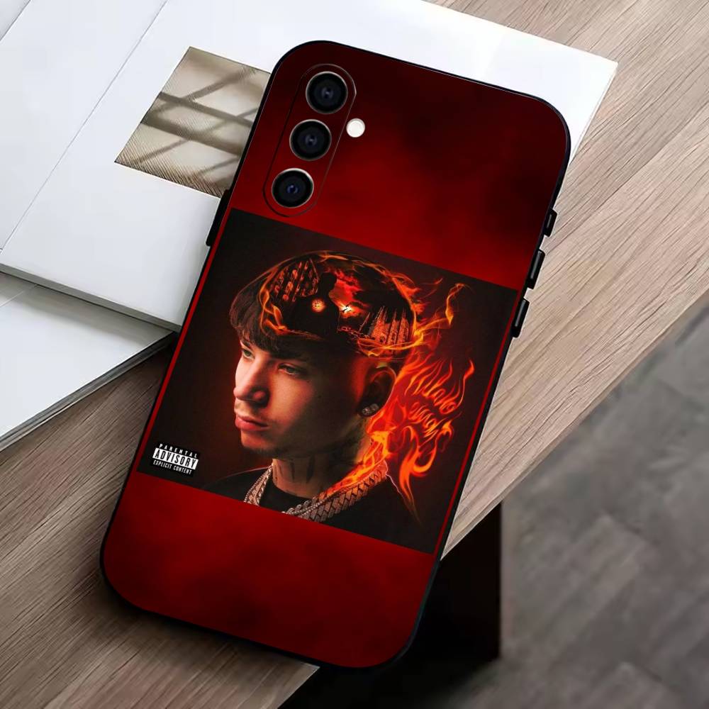 Singer Shiva Rapper Phone Case Black Silicone Soft For Samsung Galaxy A73,A72,A71,A70,A53,A52,A51