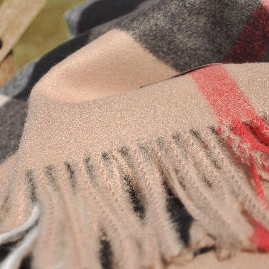 Autumn And Winter Scarf Women'S British Rumbarg Thorny Cashmere Scarf Shawl Dual-Purpose Thickened Couple Scarf