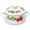 Эмалированная кастрюля Fuji Fruitus Collection II, 20 см (2,9 л) Двуручный FTC-20W