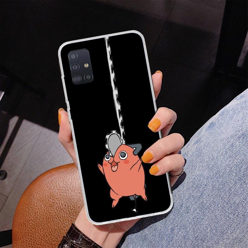Мультяшный чехол для телефона с бензопилой для Samsung Galaxy A52 A32 A22 A12 A51 A31 A50S A30S A20S A10S Note 20 Ultra 10 Plus S10 A72 A71 Gal