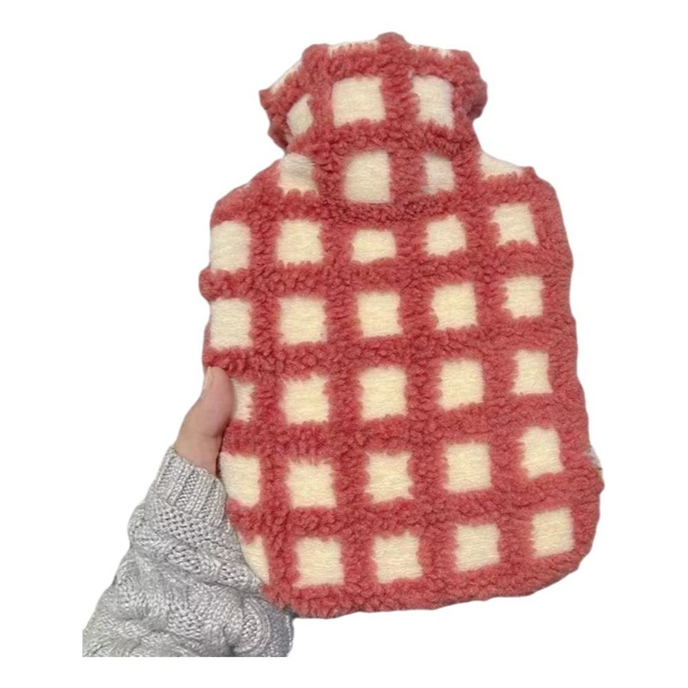 Thickened Warm Water Bag Water Filled Hand Warmer Foot Warmer Detachable Warm Handbag  Winter