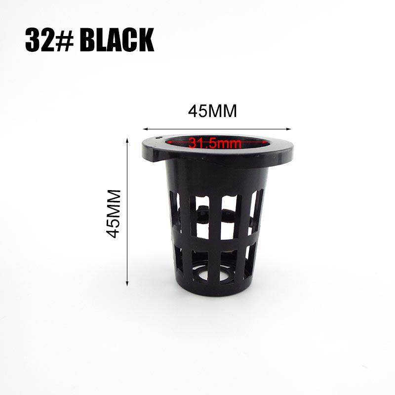 10pcs Hydroponic Mesh Pot Vegetable Planting Basket Soilless Cultivation Plastic Plant Rooter Cup Plant Cultivate Pot