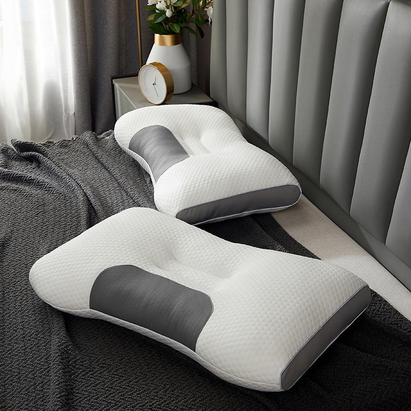 Вязаная подушка для поддержки шеи для глубокого сна - Несминаемое основание для шейного отдела позвоночника, идеально подходит для взрослых и студентов
