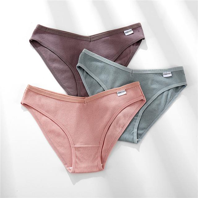FINETOO Модные трусики с V-образной талией, женские хлопковые трусы M-4XL, нижнее белье больших размеров, женские удобные трусы, женские трусики, нижнее белье