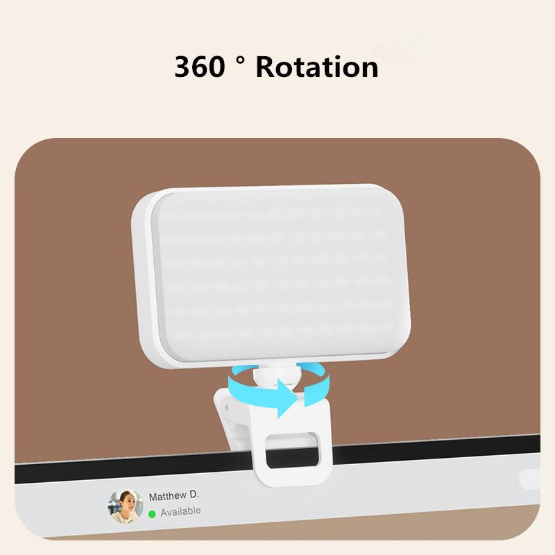 Светильник для селфи, светодиодный светильник на клипсе для телефона, ноутбука, планшета, компьютера, телефона, светильник для селфи, видеоконференции, зума, фотосъемки, макияжа