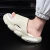 Fashion Slippers for Men Platform Soft Sole Slides Unisex EVA Light Home Shoes Non-Slip Indoor Men's Bathroom Sandals