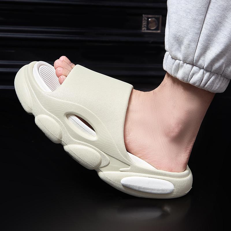 Fashion Slippers for Men Platform Soft Sole Slides Unisex EVA Light Home Shoes Non-Slip Indoor Men's Bathroom Sandals