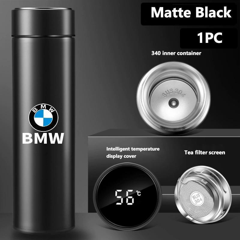 Car Stainless Thermos Bottle Temperature Display Thermos Cup For BMW M Performance E36 E46 E60 E90 E91 E92 E93 F30 F20 AC4
