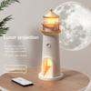 Bluetooth Music Night Lights Moon Projection Lighthouse Dimmable Motion Sensor Atmosphere Lights Sleeping Lamp for Holiday Gifts