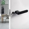 Modern Minimalist Zinc Magnetic Door Lock Bedroom Handle Keyless Door Lock Easy Installation Privacy Door Handle with Lock