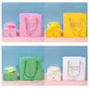 Paper Rose Jewelry Box Sponge Core Artificial Rose Decor Floral Gift Box Macaron Color Series Flower Shaped Jewelry Storage Case