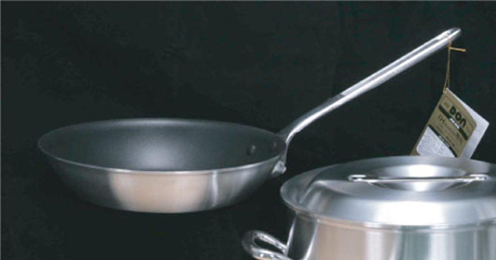 Сковорода Akao Aluminum DON 33 см с алюминиевой ручкой, японский сплав AHL24033, (Литой алюминий)